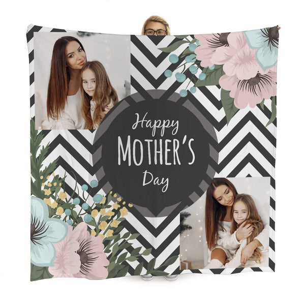 Personalised Photo Mothers Day Blanket