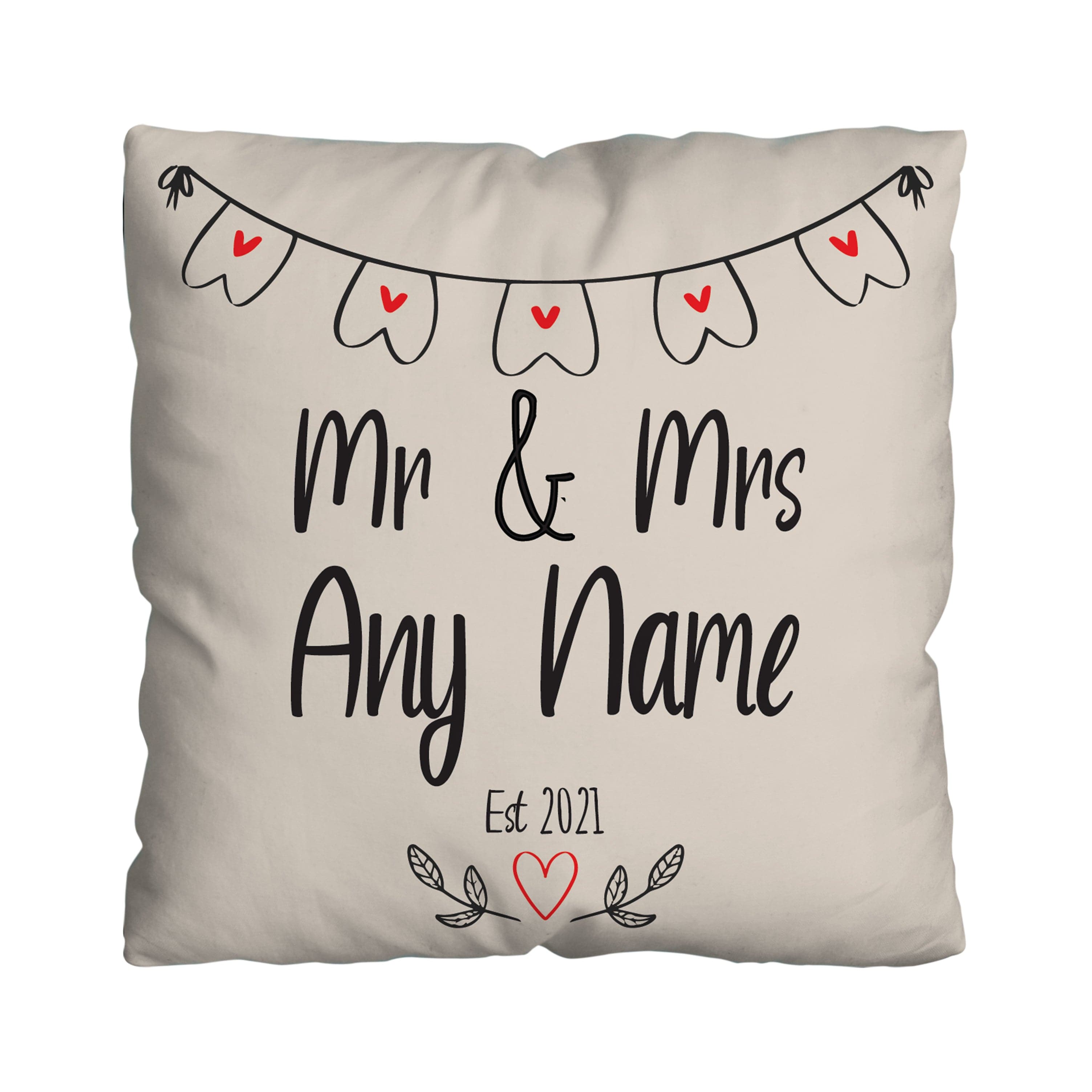 Mr & Mrs Bunting - 45cm Cushion