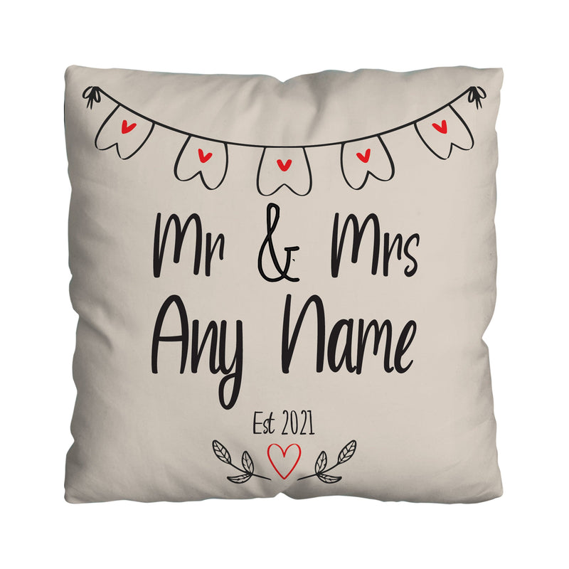 Mr & Mrs Bunting - 45cm Cushion
