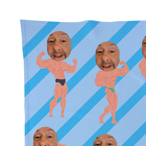 Muscle Man - Face Character Blanket