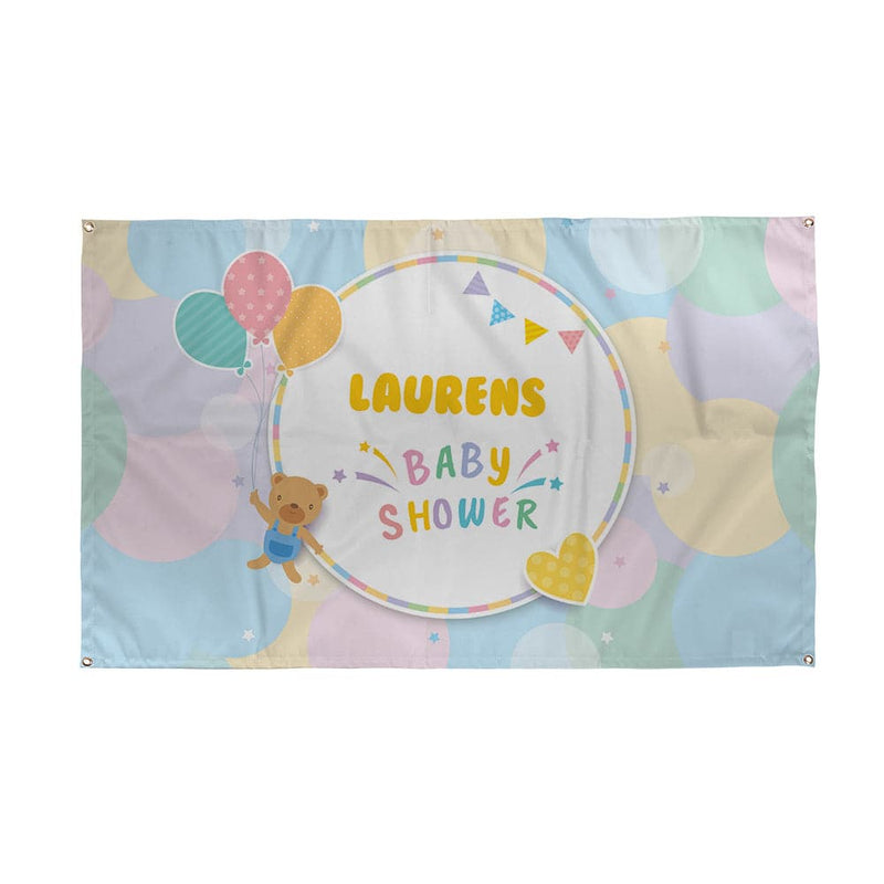Neutral Baby Shower Banner - 5ft x 3ft