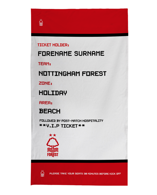 Custom Nottingham Forest Towel 