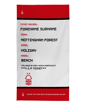 Custom Nottingham Forest Towel 