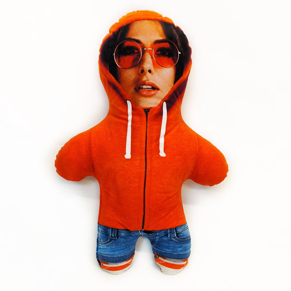 Orange Hoodie Mini Me Doll