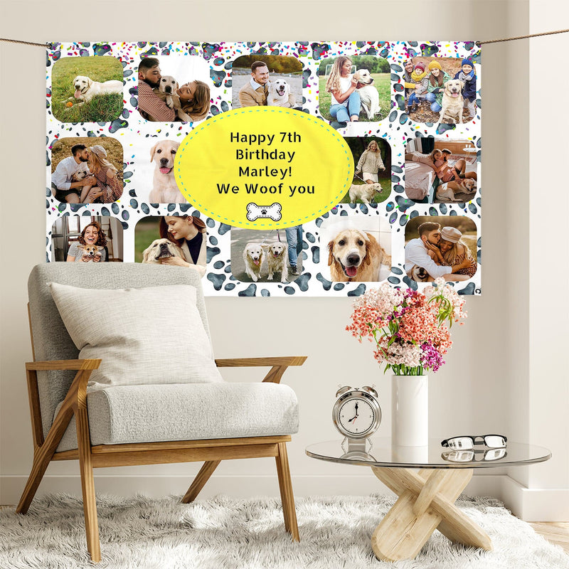 Personalised Photo Banner for Dog