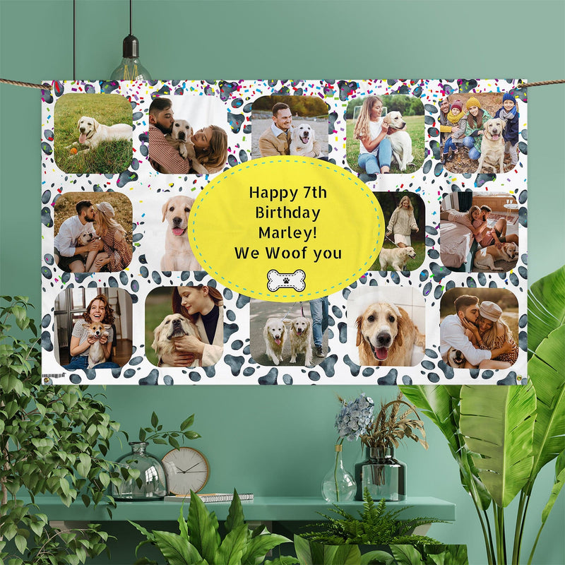 Pet Custom Birthday Banner