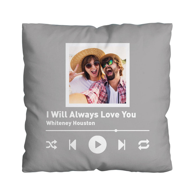 Personalised Song - 1 Photos - 45cm Cushion