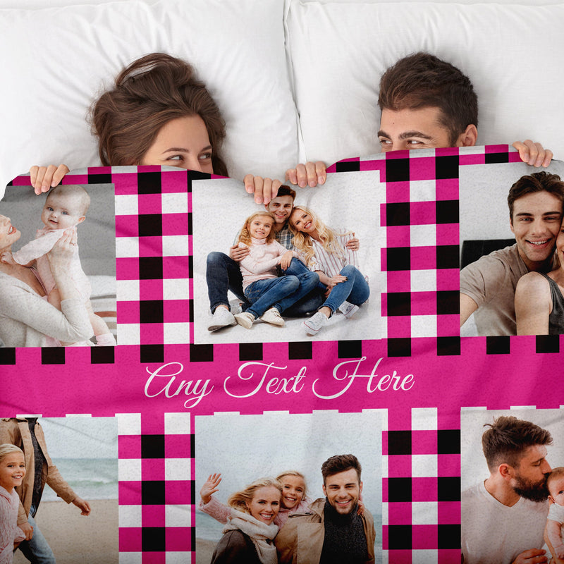 Personalised Pink Blanket for Her