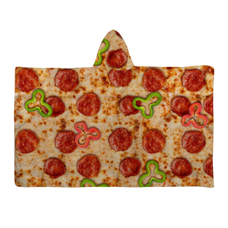 Hooded Towel - Pizza