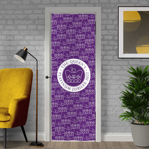 Purple Jubilee Pattern - Door Banner