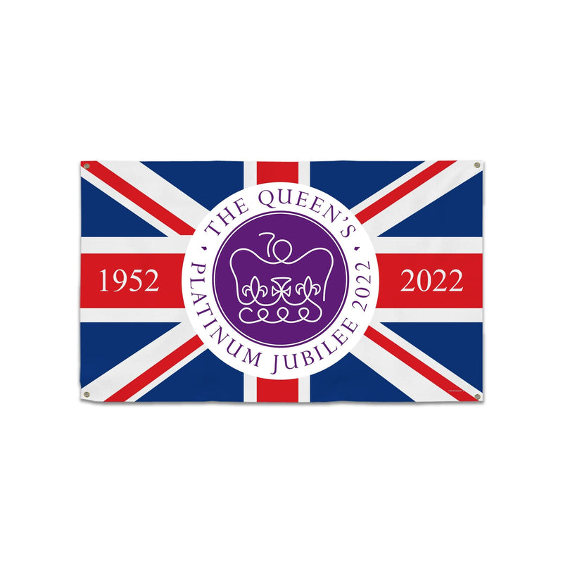 Platinum Jubilee - Union Jack Flag - 5ft x 3ft Banner