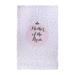 Personalised Polka Dot Mother of the Bride Beach Towel