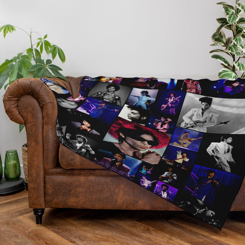 Personalised Celebrity Montage -  Prince Fleece Throw