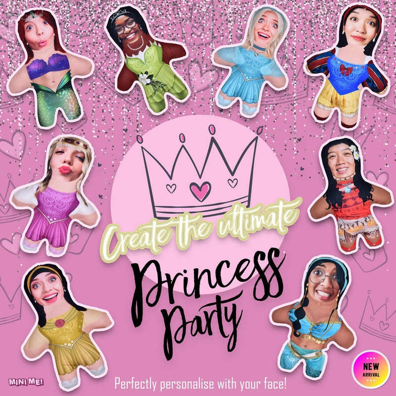 Princess - Teal - Personalised Mini Me Doll