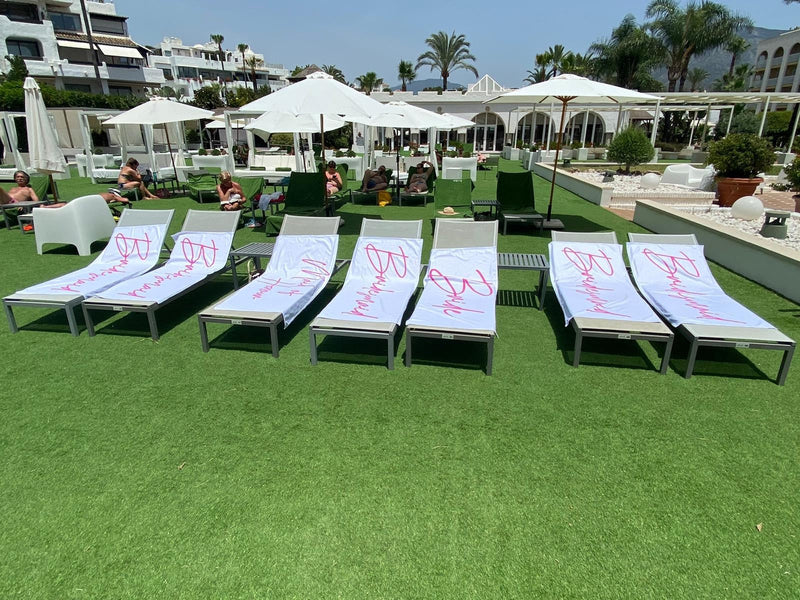 Marbella Hen Party Beach Towels - Made In England