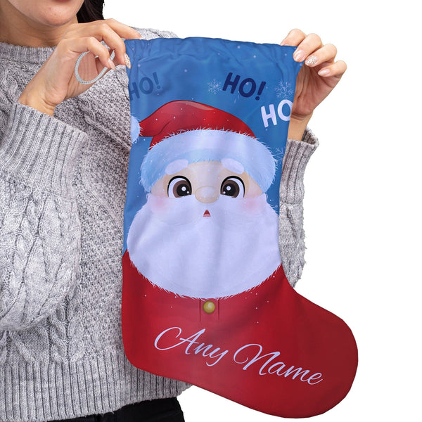 Santa Character - Personalised Christmas Stocking