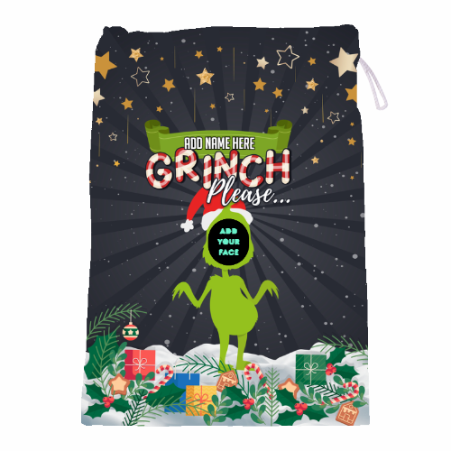 Grinch Please - Santa Sack
