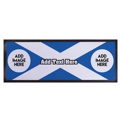 Personalised Bar Runner - Scotland Flag
