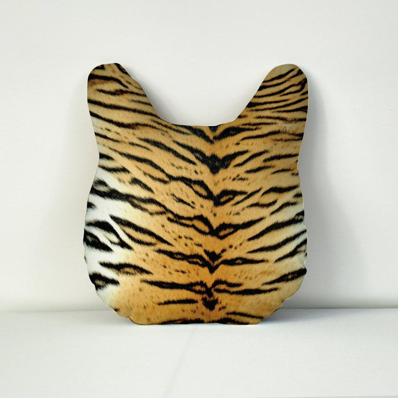 Mega Pet Face Cushion - Tiger Print