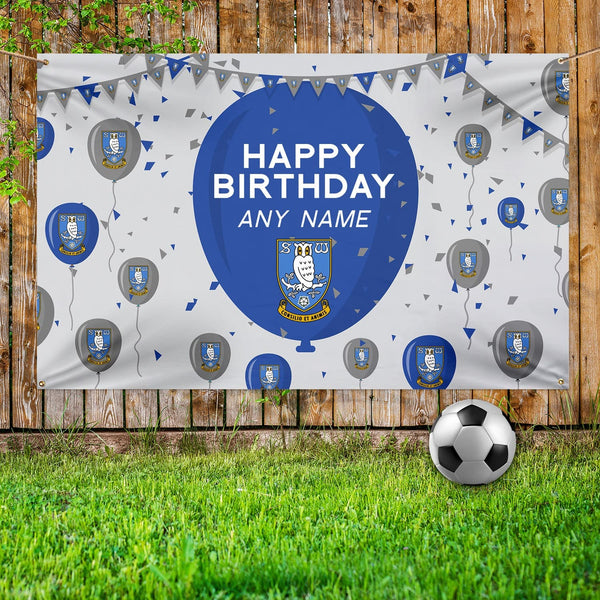 Sheffield Wednesday FC Football Party Fabric Banner