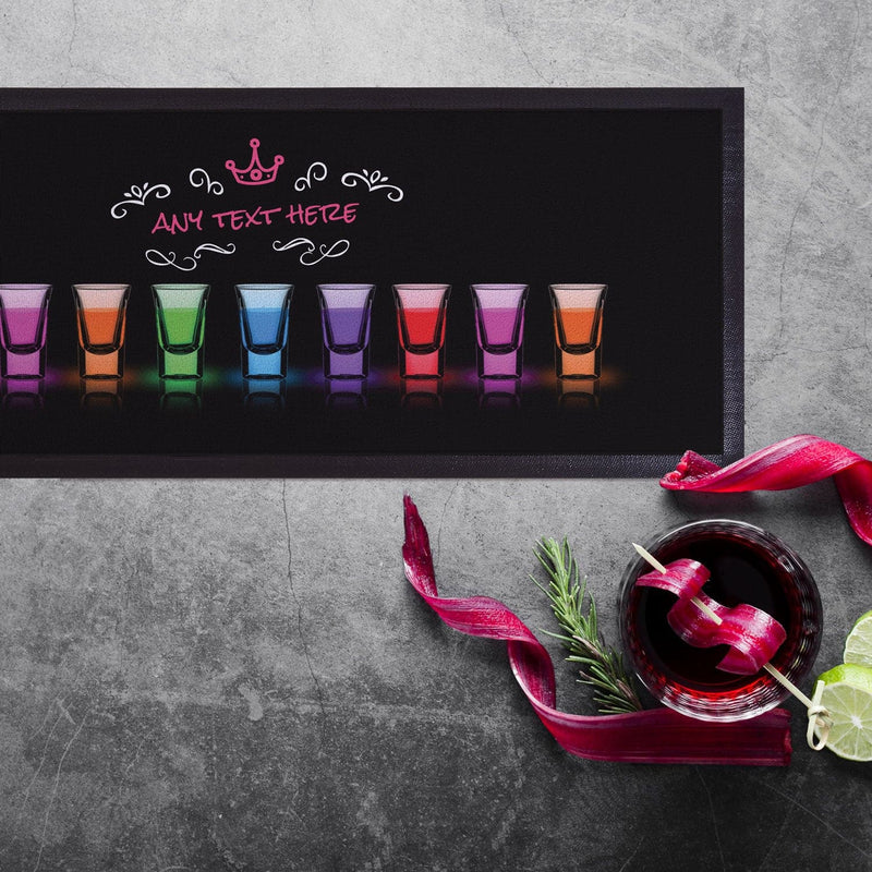 Personalised Bar Runner - Shots Party