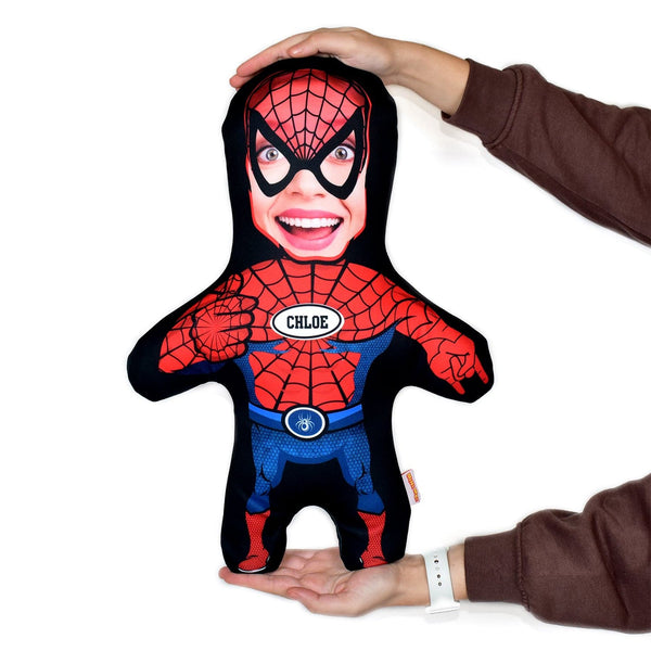 Cartoon Spider Boy Super Hero - Personalised Mini Me Doll