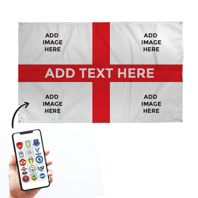 England St George - Add Crests and Text - Euros 2021