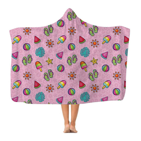 Summer Doodle - Hooded Blanket