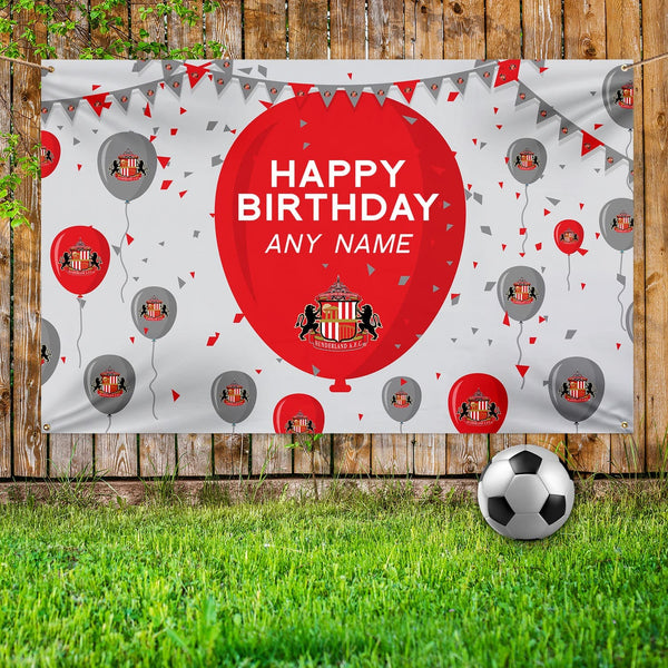 Sunderland AFC Football Party Banner Personalised