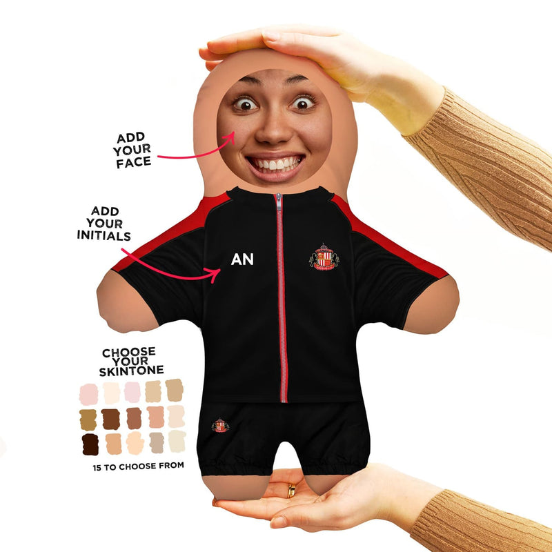 Sunderland AFC  Tracksuit - Personalised Mini Me Doll - Officially Licenced