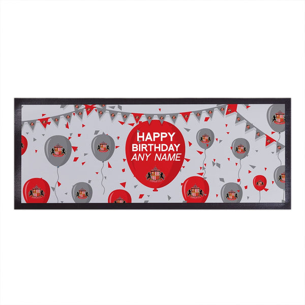 Sunderland AFC  - Balloons Personalised Bar Runner - Officially Licenced