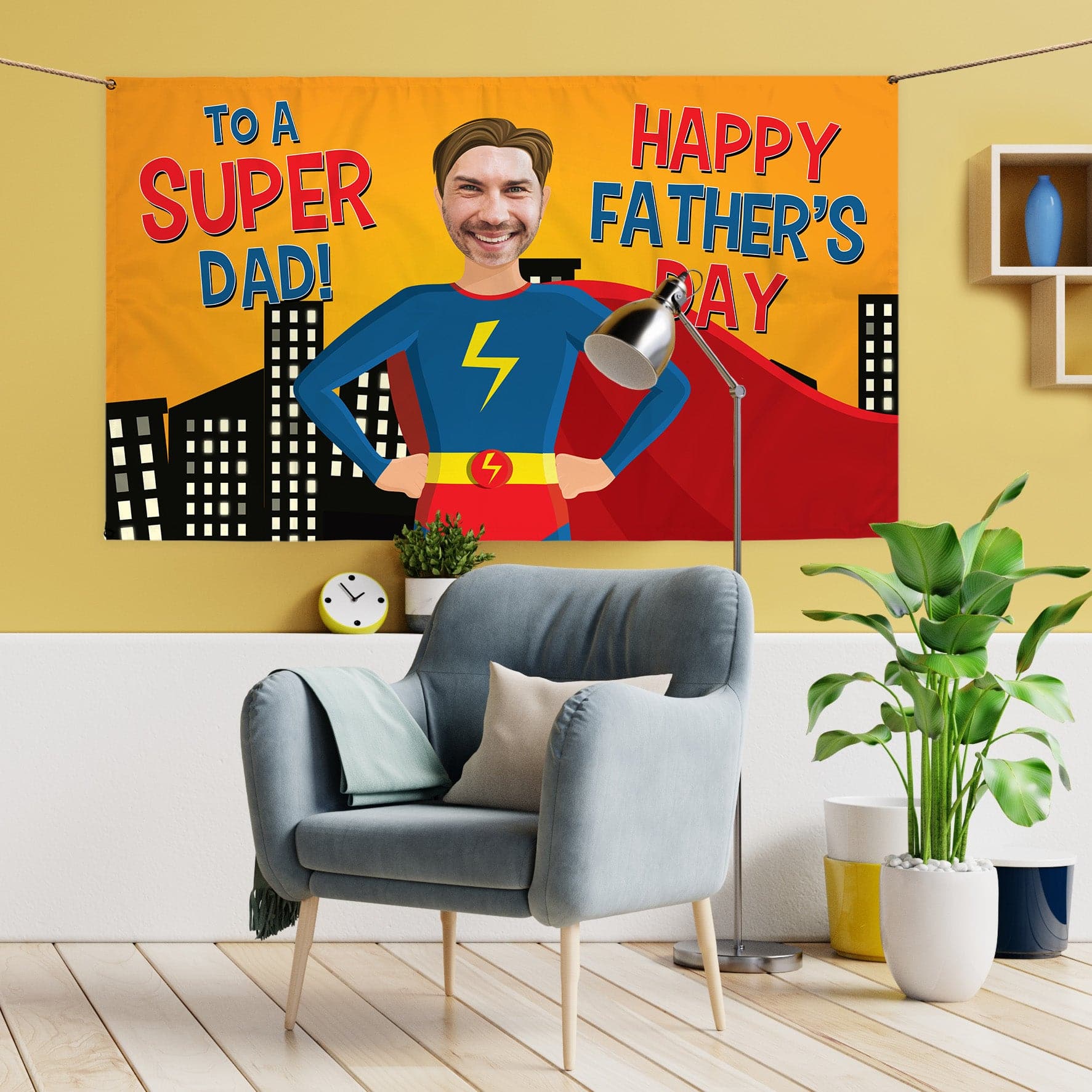 customised banner fathers day