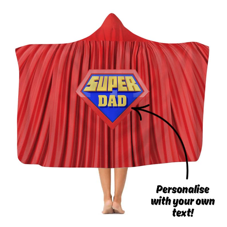 Personalised Super Hero - Hooded Blanket