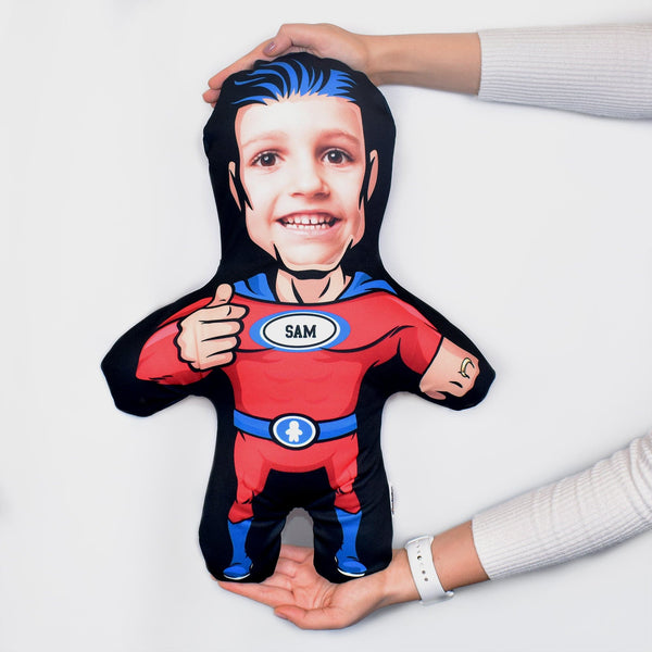 Cartoon Super Hero - Personalised Mini Me Doll