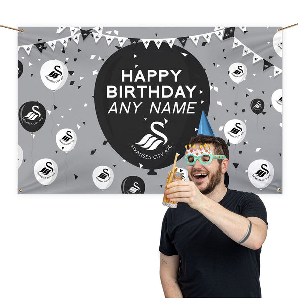 Swansea FC Birthday Banner