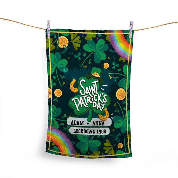 St Patrick's Day - Personalised Tea Towel - Design 2