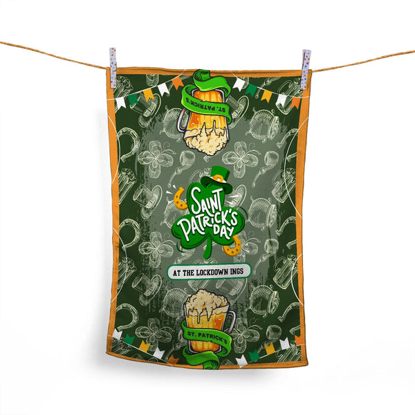 St Patrick's Day - Personalised Tea Towel - Design 1