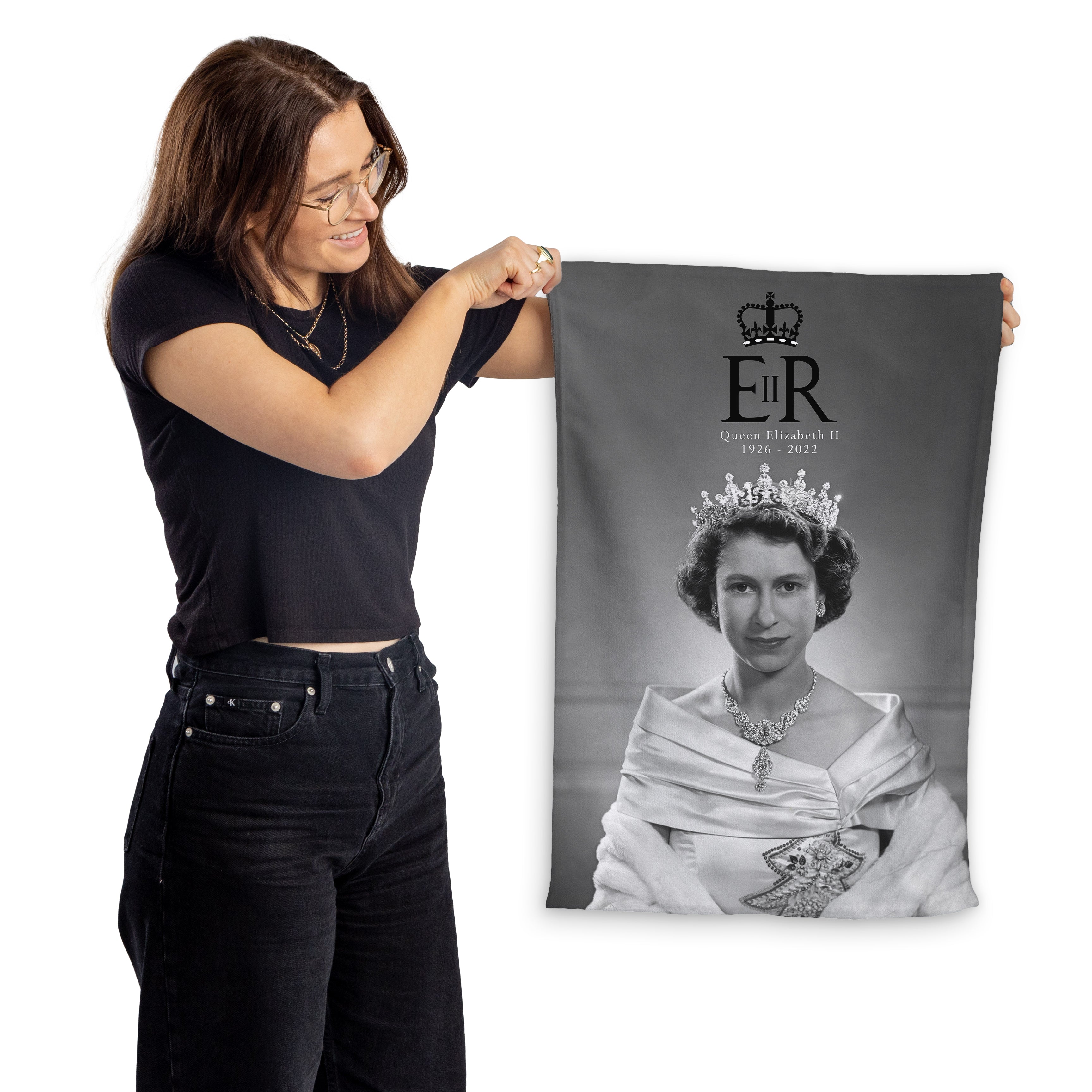 Queens Commemorative - Portrait - Tea Towel