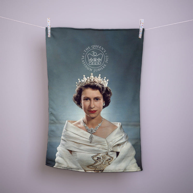 Queen Portrait - Jubilee Tea Towel