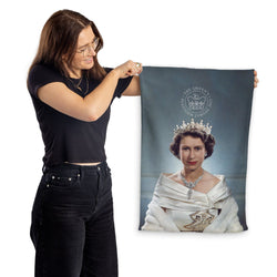 Queen Portrait - Jubilee Tea Towel