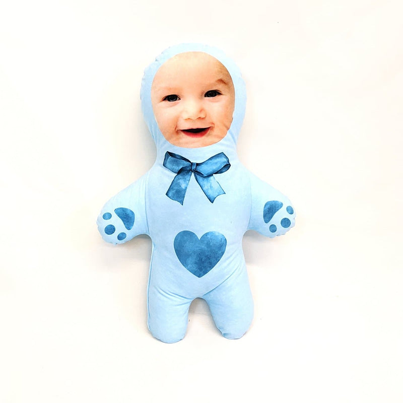 teddy blue mini me doll