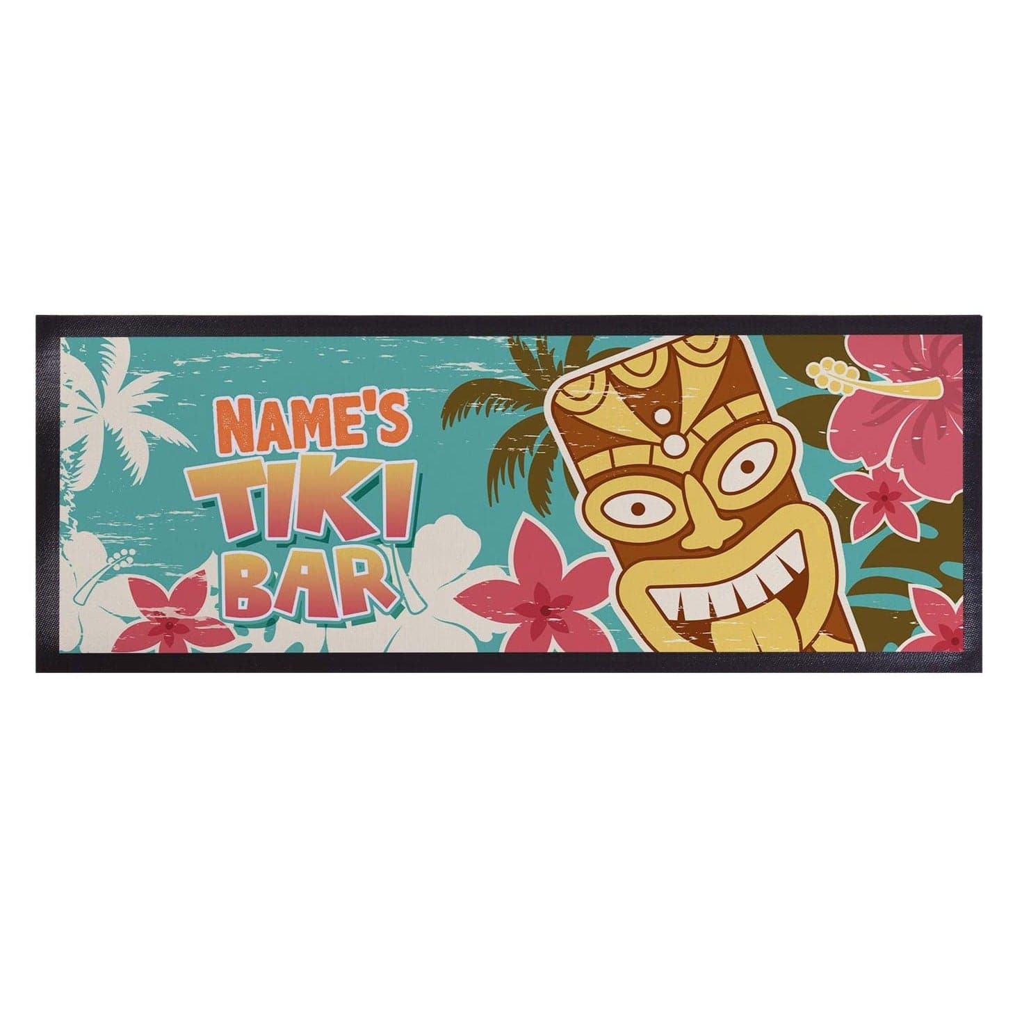 Tiki - Tappeto runner da bar personalizzabile, colore: giallo Tiki - Tappeto runner da bar personalizzabile, colore: giallo