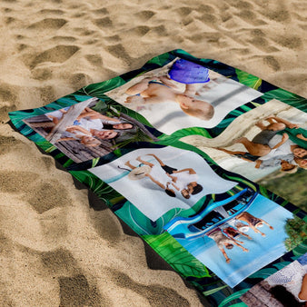 Personalised Beach Towel - Tropical - 9 Photos