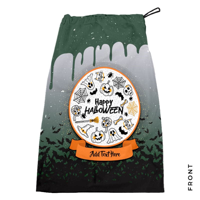 Flying Bats - Personalised Trick or Treat Bag