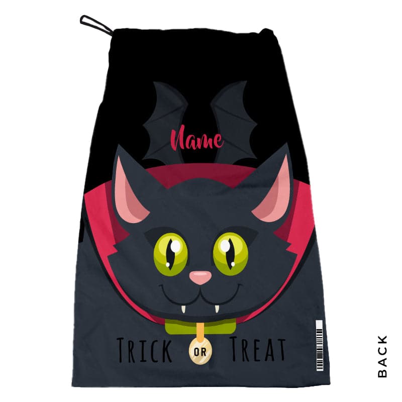 Vampire Cat - Personalised Trick or Treat Bag