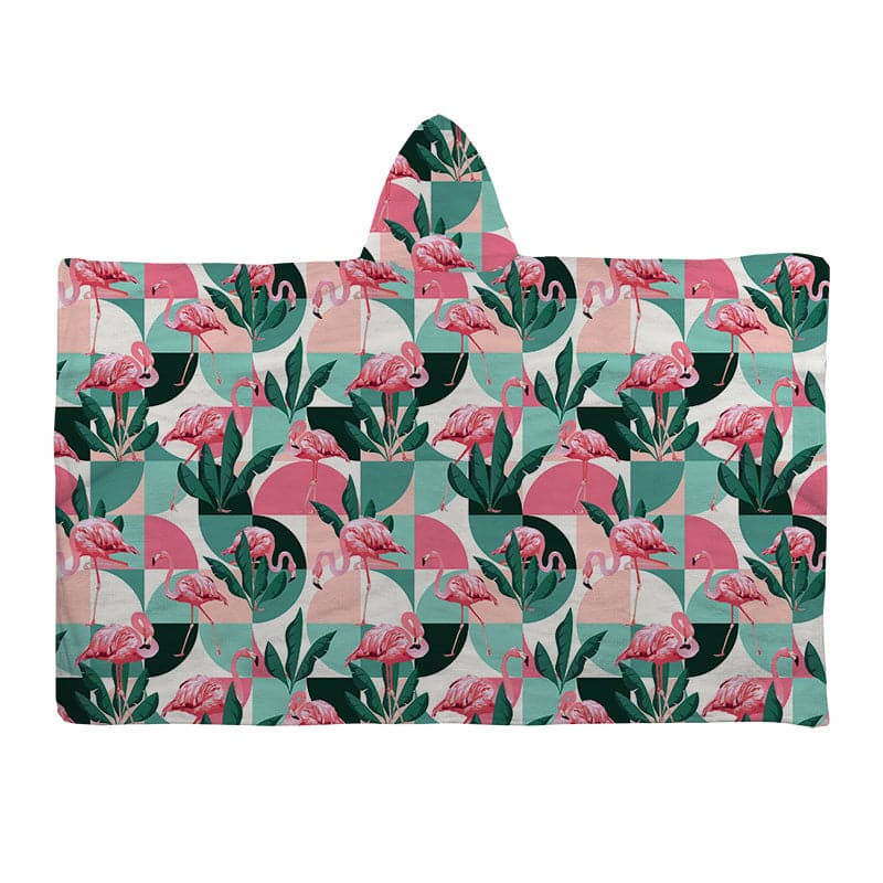 Hooded Towel - Trendy Flamingo