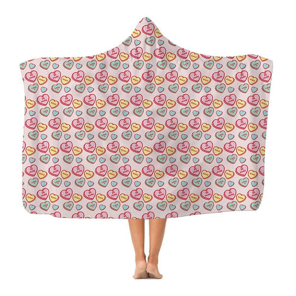 Heart Candy - Hooded Blanket