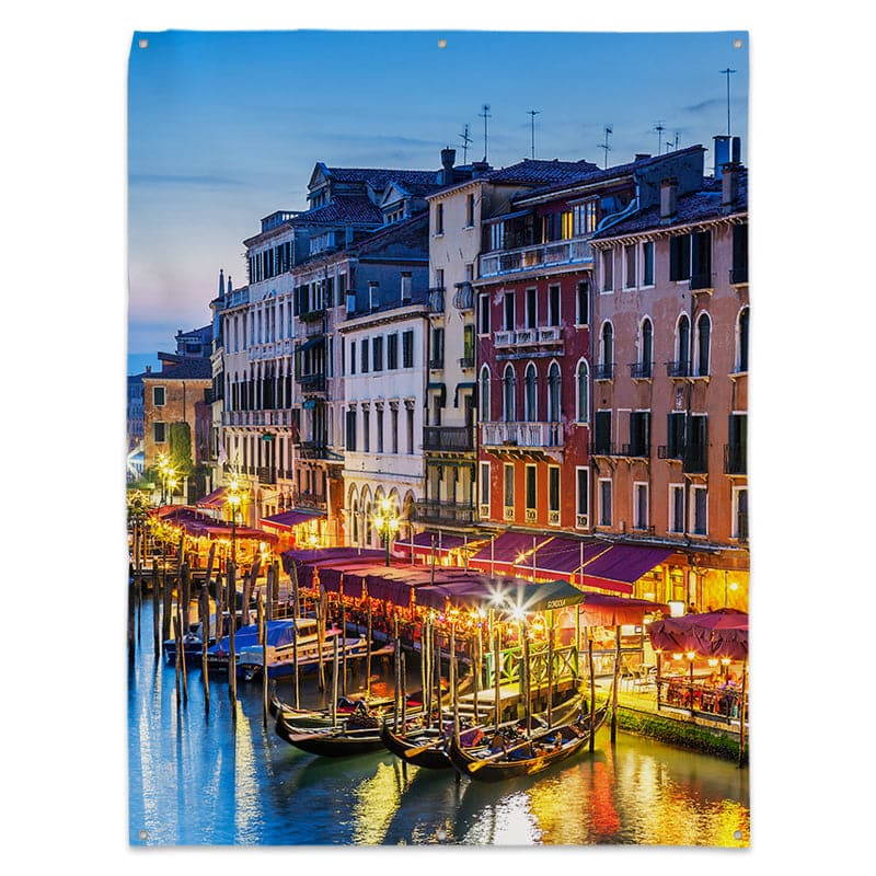 Venice Canal - Portrait Garden Banner - 61" x 79"
