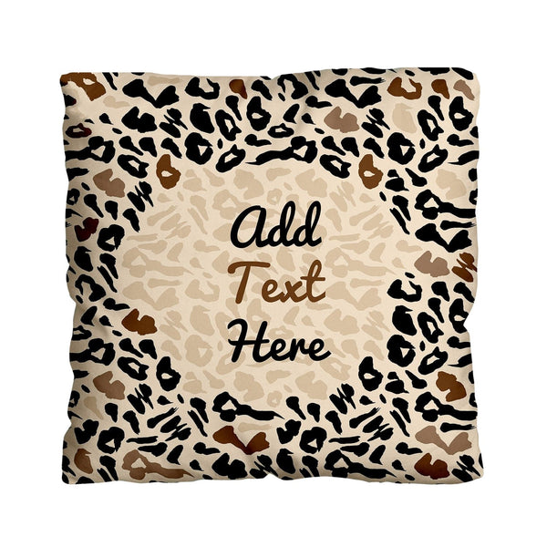 Nude Leopard Spot- Showerproof Garden Cushion