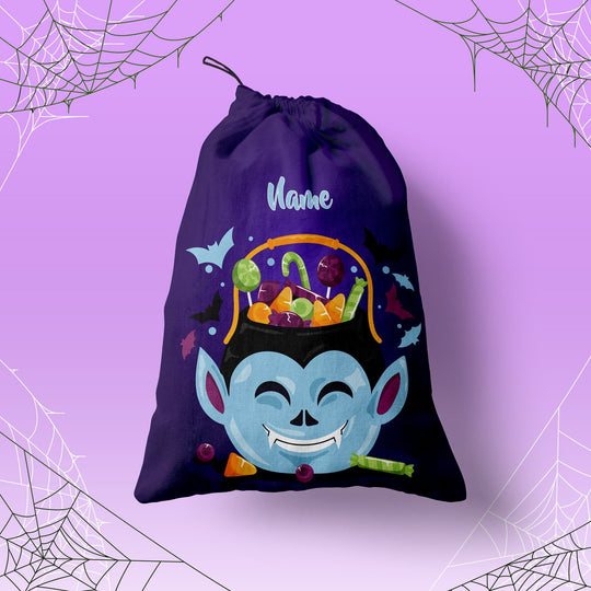Vampire Sweet Pot - Personalised Trick or Treat Bag